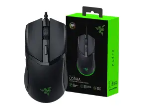 Mouse Razer Cobra Rgb Lightweight (rz01-04650100-r3u1) Hasta 8500 Dpi, 6 Botones, Rgb, Negro