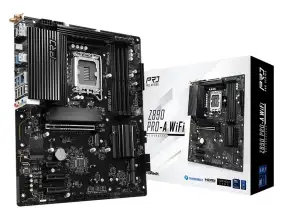 Placa Madre Asrock Z890 Pro-a Wifi (z890 P Pro-a Wifi) Socket Lga 1851, Ram Ddr5 Buss 9066oc Mhz, 14va, 13va, 12va Gen, Wifi 6e