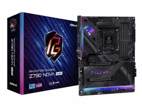 Placa Madre Asrock Z790 Nova Wifi (90-z790 Nova Wifi) Socket Lga 1700, Ram Ddr5 Buss 8000oc Mhz, 14va, 13va, 12va Gen, Rgb, Wifi 7