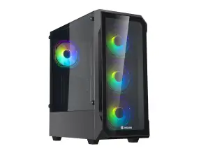 Case Halion Infinity 415 600w (infinity-415) Panel De Vidrio, 4 Ventiladores, Argb