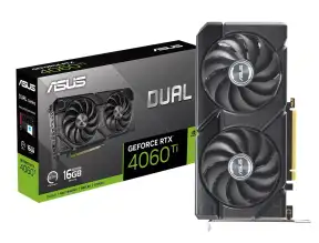 Tarjeta De Video Asus Rtx 4060 Ti Dual Evo  16gb Gddr6 (dual-rtx4060ti-a16g) Geforce Nvidia 128 Bits, 2 Ventiladores