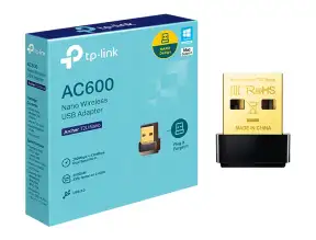 Adaptador Usb Inalambrico Tp-link Ac600 Archer T2u Nano Banda Dual (archer T2u Nano) Bt