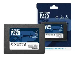 Unidad De Almacenamiento Ssd Sata 2.5 Patriot 2tb P220 (p220s2tb25) 550mb/s