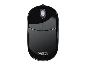 Mouse Cybertel Evolution Cyb M234 (cyb M234bk) Hasta 1000 Dpi, 3 Botones, Negro