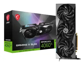 Tarjeta De Video Msi Rtx 4060 Ti Gaming X Slim 16gb Gddr6 (912-4060 Ti Gaming X Slim 16gb ) Geforce Nvidia 128 Bits, 3 Ventiladores