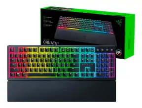 Teclado Gamer Razer Ornata V3 (rz03-04461100-r311) Semi Mecanico, Led Rgb, Negro