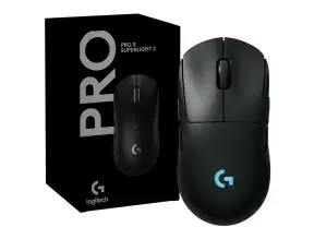 Mouse Inalambrico Logitech Pro 2 Lightspeed Gaming (910-007246) Hasta 44.000 Dpi, 7 Botones Programables, Receptor Usb, Negro