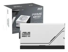 Fuente De Poder Asus Prime 850w (ap-850g) Atx, 80 Plus Gold, Modular, Negro Y Blanco