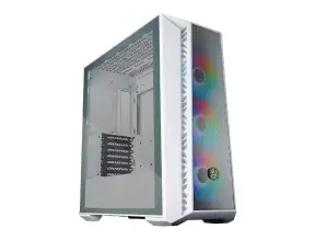 Case Cooler Master Masterbox 520 Mesh S/fuente (mb520-wgnn-s00) 3 Ventiladores, Led Argb, Blanco