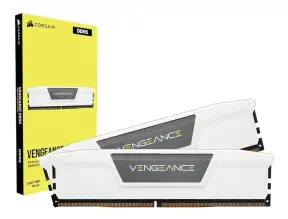 Memoria Ram Corsair Ddr5 32gb (2x16gb) Vengeance (cmk32gx5m2e6000c36w) 6000 Mt/s, Blanco, Cl 36