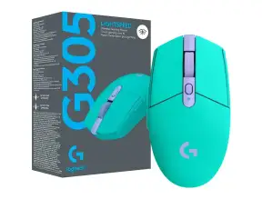 Mouse Inalambrico Logitech G305 Lightspeed Gaming (910-006376) Hasta 12.000 Dpi, 6 Botones, Receptor Usb, Menta