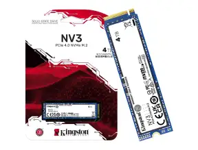 Unidad De Almacenamiento Ssd M.2 Pcie Kingston 4tb Nvme Nv3, 2280 (snv3s/4000g)