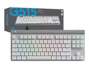 Teclado Gamer Logitech G515 Tkl (920-012869) Mecanico, Led Rgb, Blanco