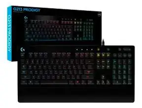 Teclado Gamer Logitech G213 Prodigy (920-008084) Semi Mecanico, Led Rgb 