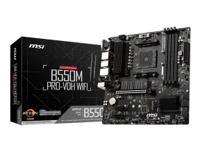 Placa Madre Msi B550m Pro-vdh Wifi (911-7c95-056) Socket Am4, Ram Ddr4 Buss 4400oc Mhz, Wifi