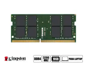 Memoria Para Laptop Sodimm Kingston Ddr4 16gb (kcp432ss8/16) 3200 Mhz