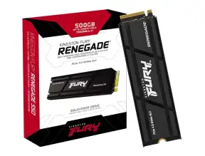 Unidad De Almacenamiento Ssd M.2 Pcie Kingston Fury 500gb Nvme Renegade, 2280 (sfyrsk/500g) 7300mb/s