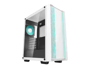 Case Deepcool Gaming Cc560 Wh V2 S/fuente (r-cc560-whgaa4-g-2 ) Panel De Vidrio, 4 Ventiladores, Led, Blanco