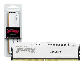 Memoria Ram Kingston Fury Ddr5 16gb Beast (kf552c40bw-16) 5200 Mt/s, Blanco