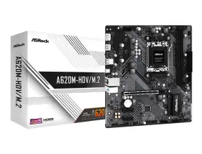 Placa Madre Asrock A620m Hdv/ M.2 (90mb1-a620m Hdv/ M.2 ) Socket Am5, Ram Ddr5 Buss 6400oc Mhz