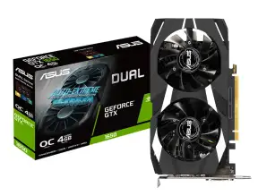 Tarjeta De Video Asus Gtx 1650 Dual 4gb Gddr6 (90yv0eze-m0aa00) Geforce Nvidia 128 Bits, 2 Ventiladores