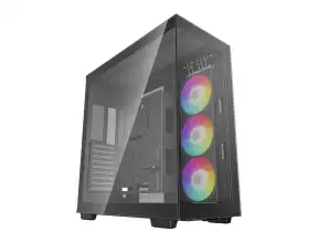 Case Deepcool Ch780 S/fuente (r-ch780-bkade41-g-1) Paneles De Vidrio, 1 Ventilador, Led Argb, Negro