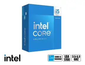 Procesador Intel Core I5 14600kf 3.5ghz Hasta 5.3ghz 24mb (bx8071514600kf) Lga 1700, 14 Nucleos, S/ Grafica, S/ Cooler