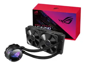 Sistema De Enfriamiento Liquido Asus Rog-strix-lc-ii-240 (90rc00e0-m0aay4) 2 Ventiladores, 240mm