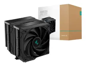 Cooler Para Procesador Deepcool Ak620 Zero Dark (r-ak620-bknnmt-g-1) 2 Ventiladores, Aluminio