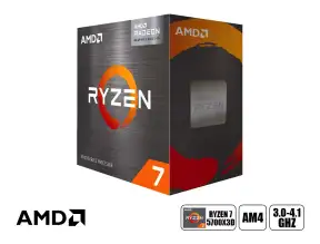 Procesador Amd Ryzen 7 5700x3d Am4, 3.0ghz Hasta 4.1ghz, 100mb, 8 Nucleos (100-100001503wof)