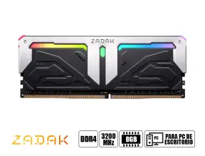 Memoria Ram Zadak Ddr4 8gb Spark (zd4-spr32c28-08gyb1) 3200 Mhz, Rgb