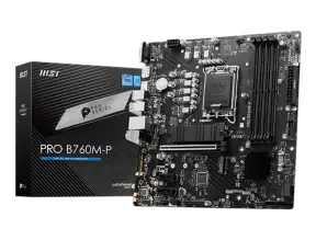 Placa Madre Msi B760m-p Pro (pro B760m-p Ddr5) Socket Lga 1700, Ram Ddr5 Buss 6800oc Mhz, 14va, 13va, 12va Gen