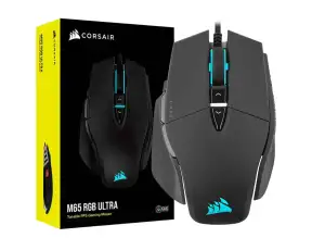 Mouse Corsair M65 Rgb Gaming (ch-9309411-na2) Hasta 26.000 Dpi, 8 Botones Programables, Rgb, Negro