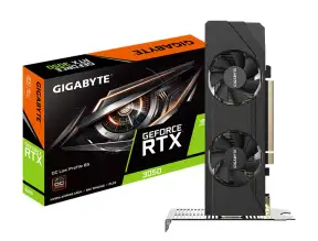 Tarjeta De Video Gigabyte Rtx 3050 Low Profile Oc 6gb Gddr6 (gv-n3050oc-6gl-g10) Geforce Nvidia 96 Bits, 2 Ventiladores