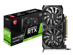 Tarjeta De Video Msi Rtx 3050 Ventus 2x Oc 6gb Gddr6 (912-v812-016) Geforce Nvidia 96 Bits, 2 Ventiladores