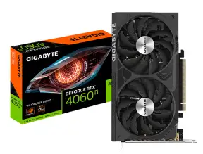 Tarjeta De Video Gigabyte Rtx 4060 Ti Windforce Oc 8gb Gddr6 (gv-n406twf2oc-8gd) Geforce Nvidia 128 Bits, 2 Ventiladores