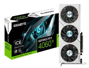 Tarjeta De Video Gigabyte Rtx 4060 Ti Eagle Oc Ice 8gb Gddr6 (gv-n406teagle Oc Ice-8gd) Geforce Nvidia 128 Bits, 3 Ventiladores