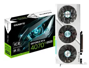 Tarjeta De Video Gigabyte Rtx 4070 Ti Super Eagle Oc Ice 16gb Gddr6x (gv-n407tseagle-oc-ice-16gb Ice ) Geforce Nvidia 256 Bits, 3 Ventiladores