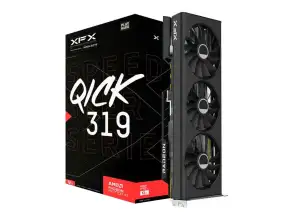 Tarjeta De Video Xfx Rx 7700 Xt Qick 319 12gb Gddr6 (rx-77tqickb9) Radeon 192 Bits, 3 Ventiladores