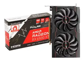 Tarjeta De Video Sapphire Rx 6500 Xt Pulse 4gb Ddr6 (11314-01-20g) Radeon 64 Bits, 2 Ventiladores