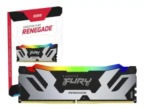 Memoria Ram Kingston Fury Ddr5 16gb Renegade (kf564c32rsa-16) 6400 Mt/s, Negro, Rgb