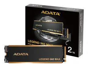 Unidad De Almacenamiento Ssd M.2 Pcie Adata 2tb Nvme Legend 960 Max, 2280 (aleg-960m-2tcs) 7400mb/s Con Discipador