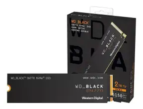 Unidad De Almacenamiento Ssd M.2 Pcie Western Digital 2tb Nvme Black Sn770, 2280 (wds200t3x0eg) 5150mb/s