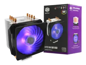 Cooler Para Procesador Cooler Master Hyper H410r Rgb (rr-h410-20pc-r1) 1 Ventilador, Led Rgb