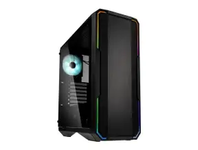 Case Bitfenix Enso Mesh Blk S/fuente (bfc-esm-150-kkwgk-4a) Panel De Vidrio, 2 Ventiladores, Led Rgb, Negro