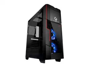 Case Gambyte Gowa S/fuente (gtt1205a-blue) Panel De AcrÍlico, 2 Ventiladores, Led Azul, Negro