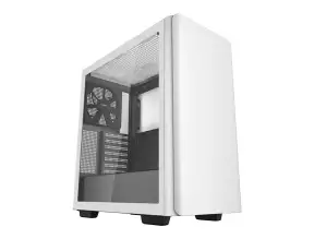 Case Deepcool Ck500 Wh S/fuente (r-ck500-whnne2-g-1) Panel De Vidrio, 2 Ventiladores, Blanco