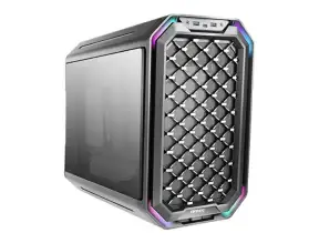 Case Antec Dark Cube Gaming S/fuente (0-761345-80034-1) Paneles De Vidrio, Led Rgb, Negro