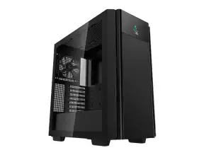 Case Deepcool Ch510 Mesh Digital S/fuente (r-ch510-bknse1-g-1) Panel De Vidrio, 1 Ventilador, Negro