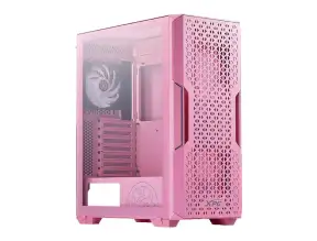 Case Xpg Starker Air Pink S/fuente (xpgstarkerpink) Panel De Vidrio, 2 Ventiladores, Led Argb, Rosado